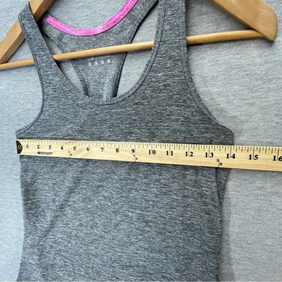 Souluxe Womens Grey Pink Polyester Basic Tank Top Size Small - Picture 6 of 7